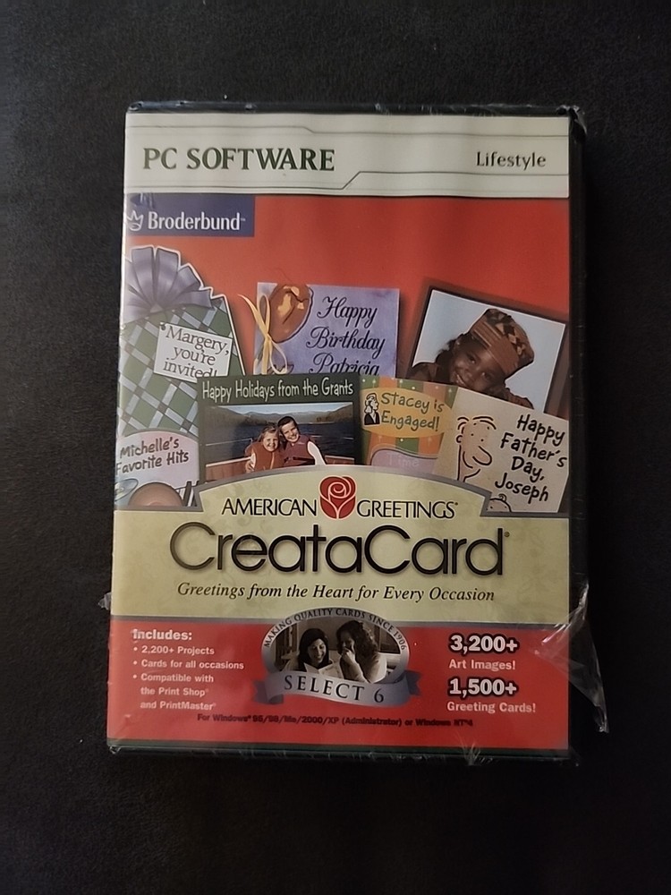 Broderbund American Greetings CreataCard Select 6