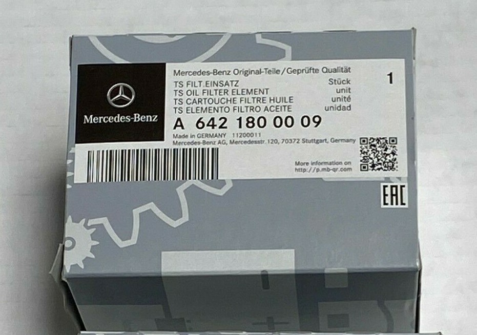 Mercedes-Benz Genuine Sprinter E ML GL-Class Engine Oil Filter Kit NEW