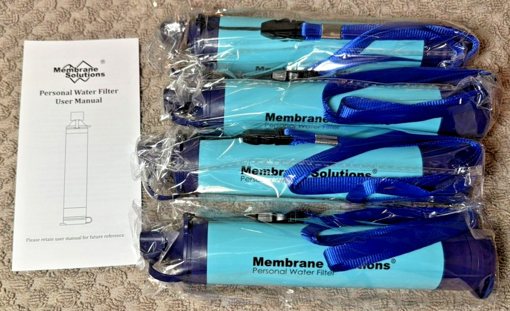 Membrane Solutions (4) Personal Water Filters