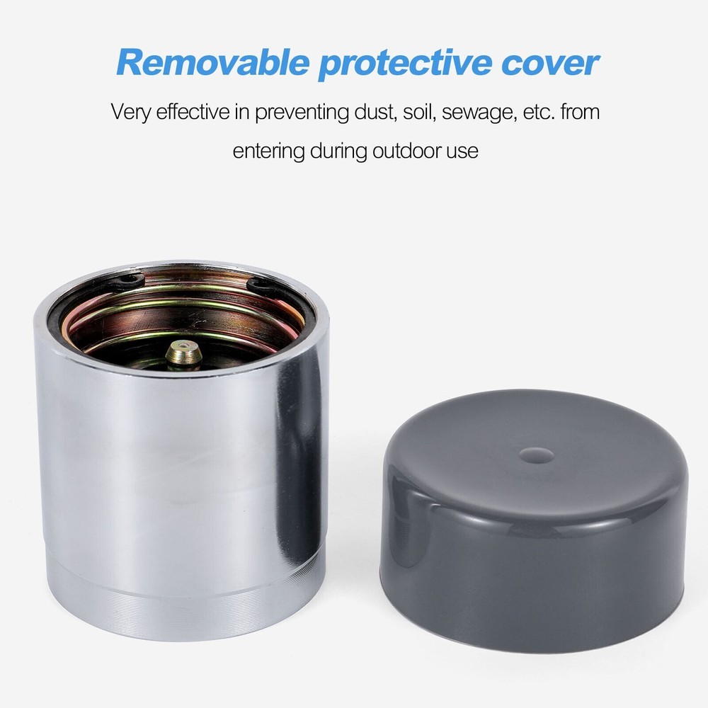 Buddy Bearing Protectors 1.98" with Cap & Bras – Grease Trailer Wheel Hub Set
