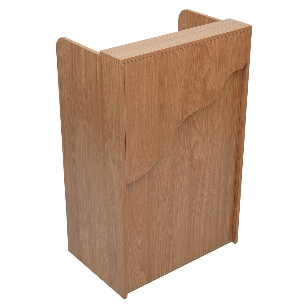 Rectangular Checkout Counter Reception Desk Modern Reception Desk with LED Light