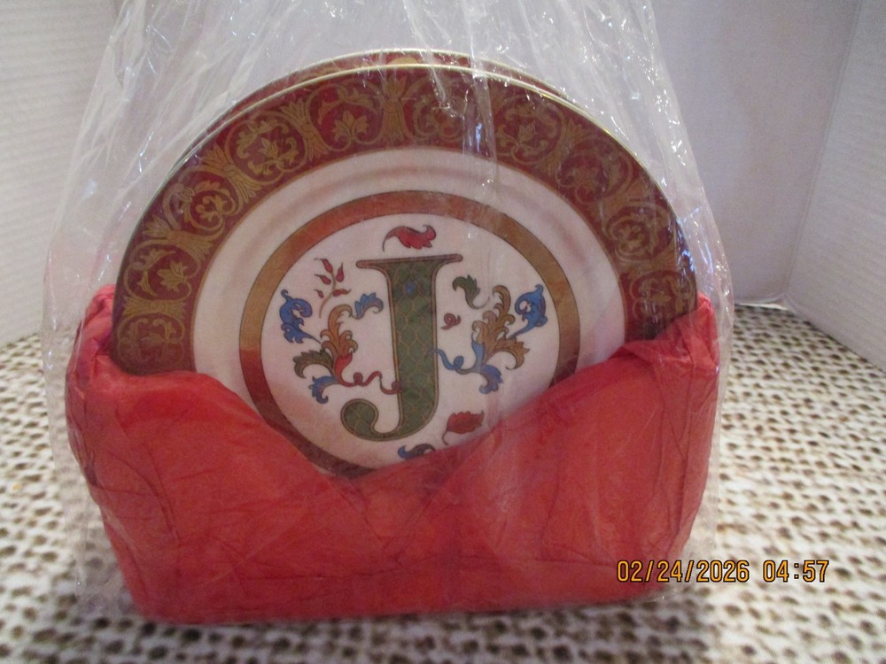 Home Interiors JOY Christmas Plates