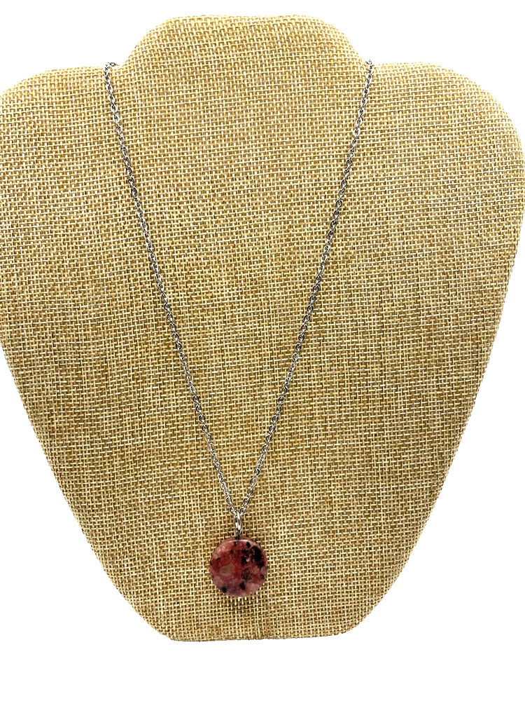 Red Stone Handmade Necklace