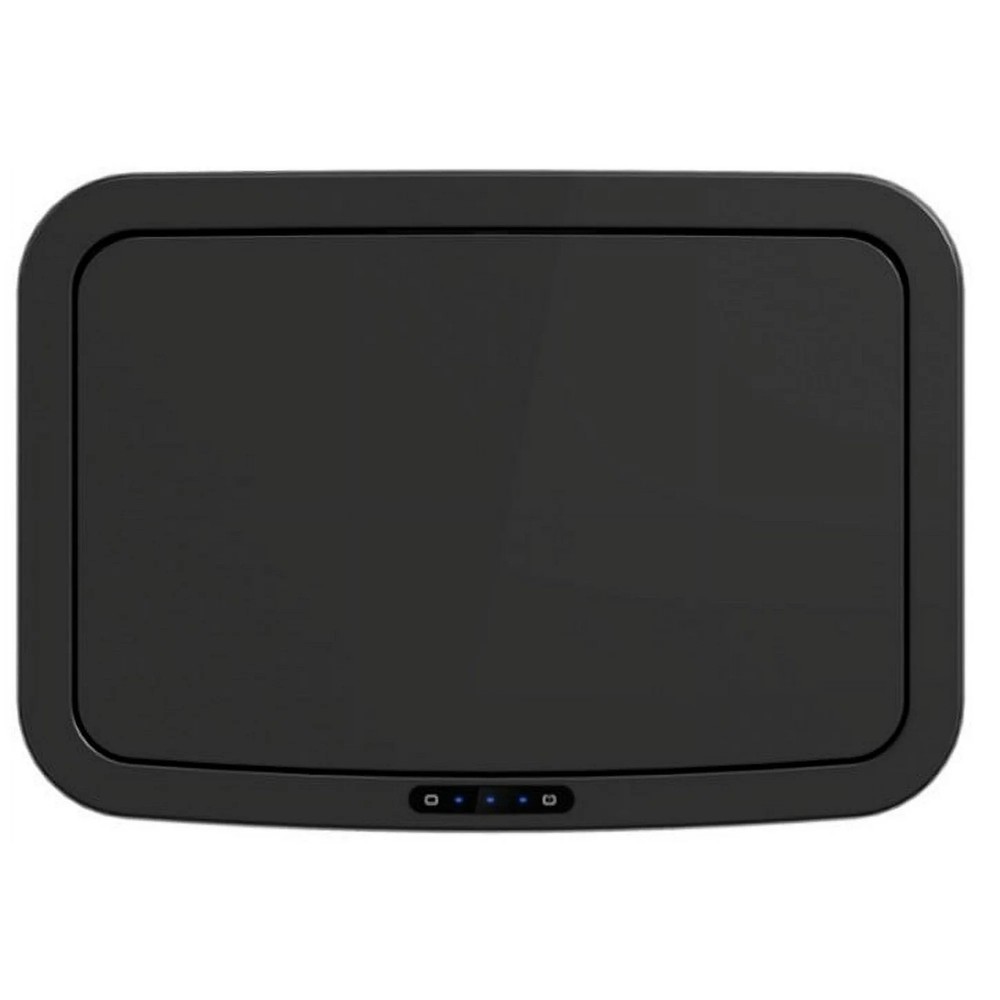 Mainstays 13.2 Gallon Plastic Motion Sensor Kitchen Trash Can, Black
