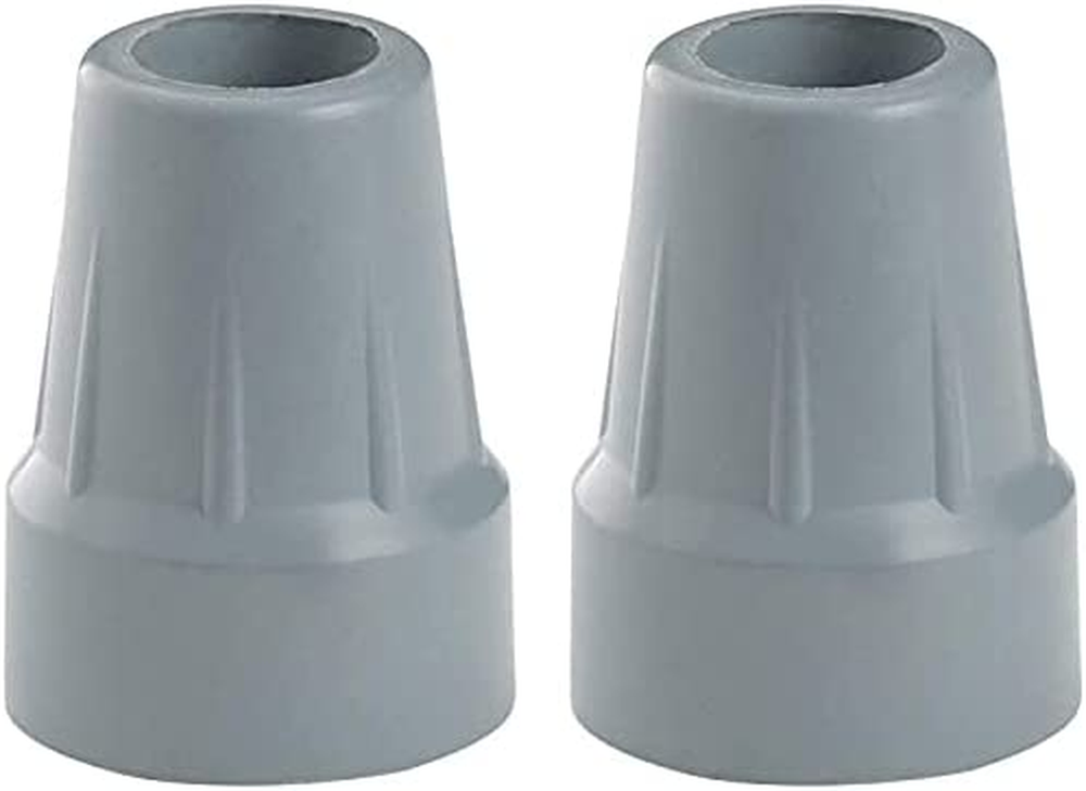 Medical Crutch Tips Gray 7/8 Inch (2)