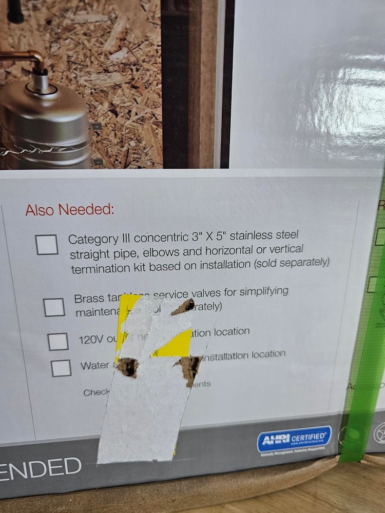 Rheem Natural Gas Indoor SMART Tankless Water Heater 9.5 GPM ECO200DVELN-3