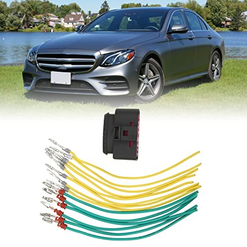 Headlight Plug Harness, Headlight Connector Pigtail Plug Replacement for Benz