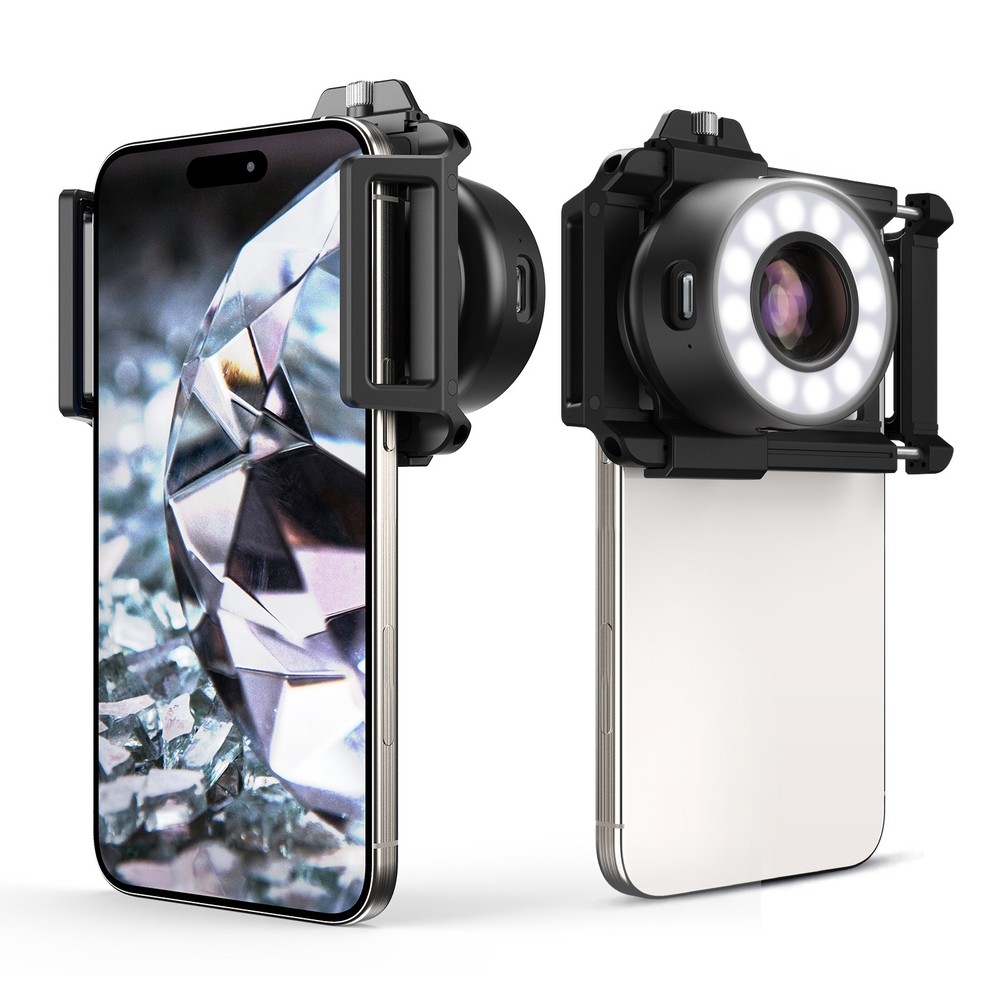 APEXEL 120X Phone Microscope Lens, For iPhone/Android, Mini Pocket Microscope