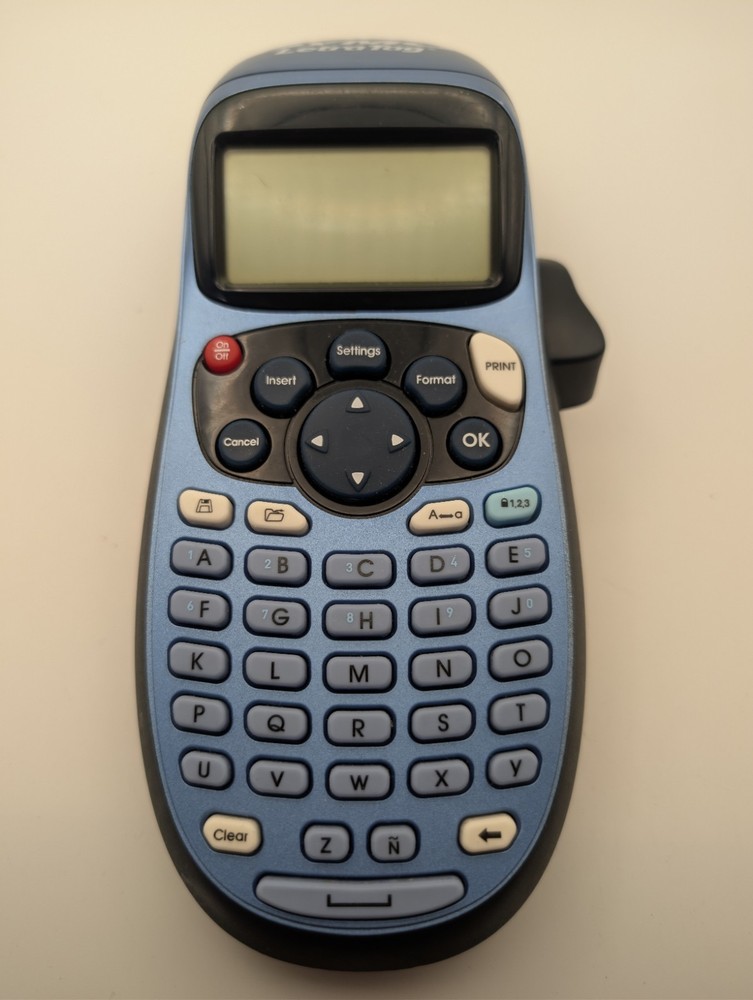 Dymo LetraTag LT Handheld Label Maker - Blue Works