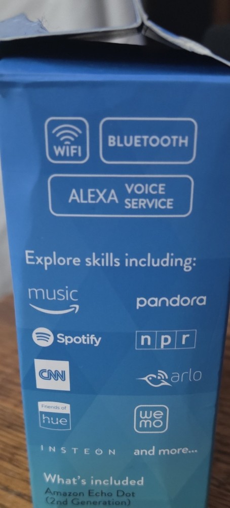 Amazon Echo Dot (2nd Generation) Smart Speaker White Micro USB Power Adapter