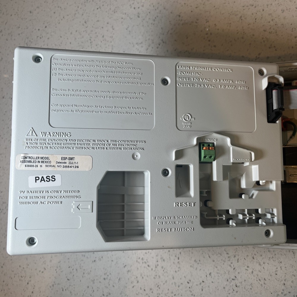 Rain Bird Irrigation Sprinkler System Controller Smart Modular ESP-SMT