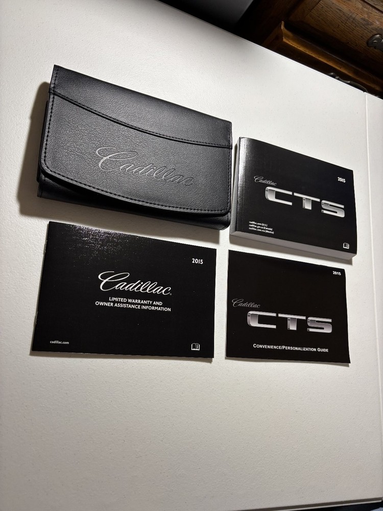 2015 Cadillac CTS Owner's Manual OEM Set