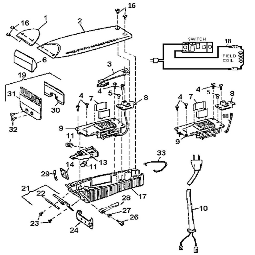 Parts for Oster FAST FEED