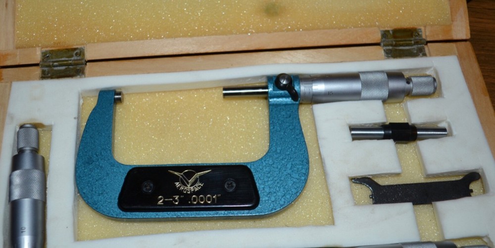 AEROSPACE BRAND NEW 3PC 0-3" PRECISION MICROMETER SET