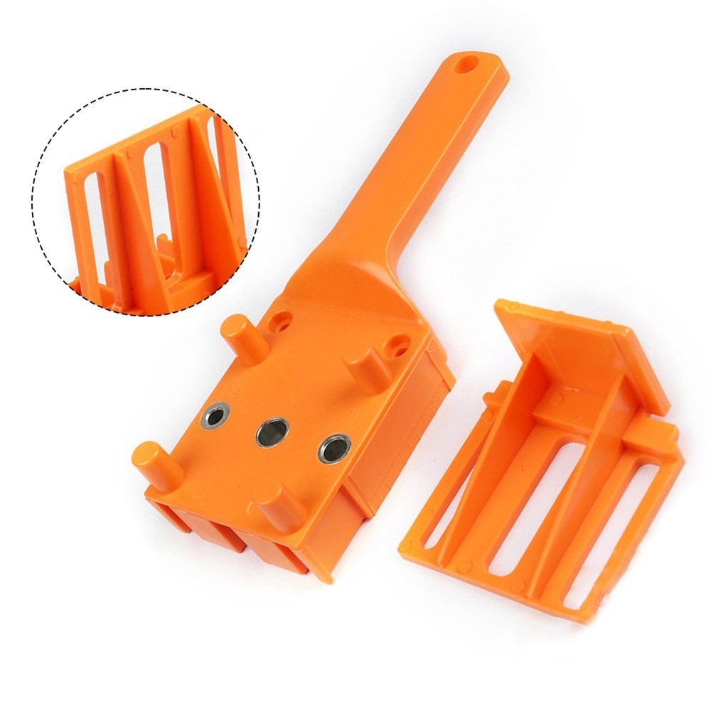 Adjustable Wood Drill Locator for Precise Hole Punching with 6 8 10mm Bits