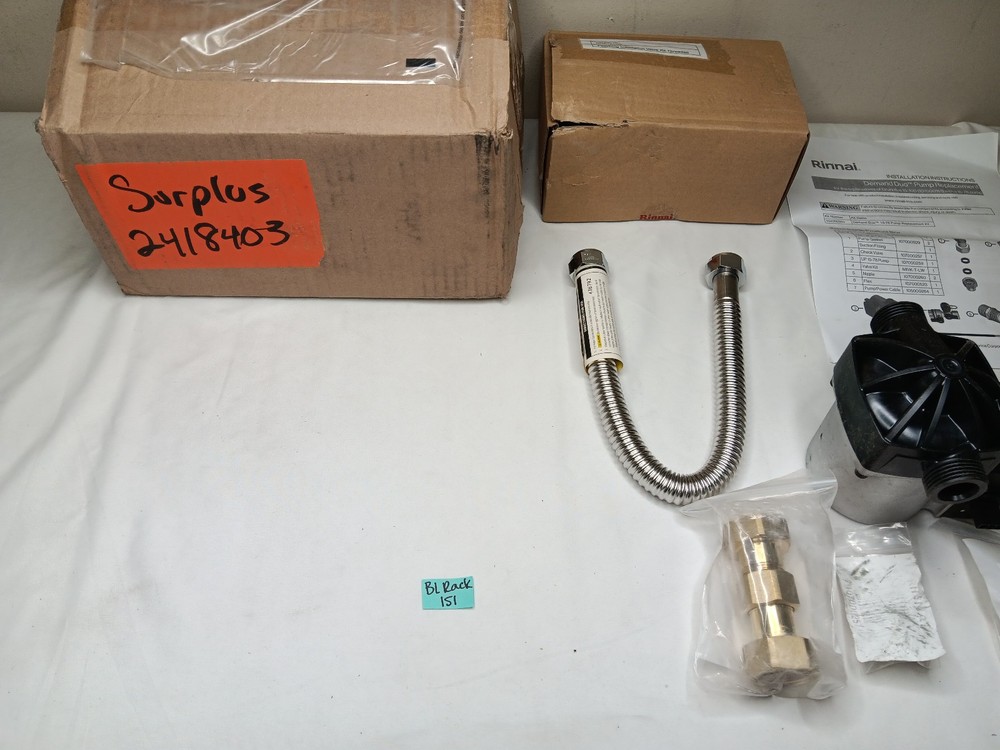 Rinnai 104000303 Demand Duo 15-78 Pump Replacement Kit *Wrong Box*