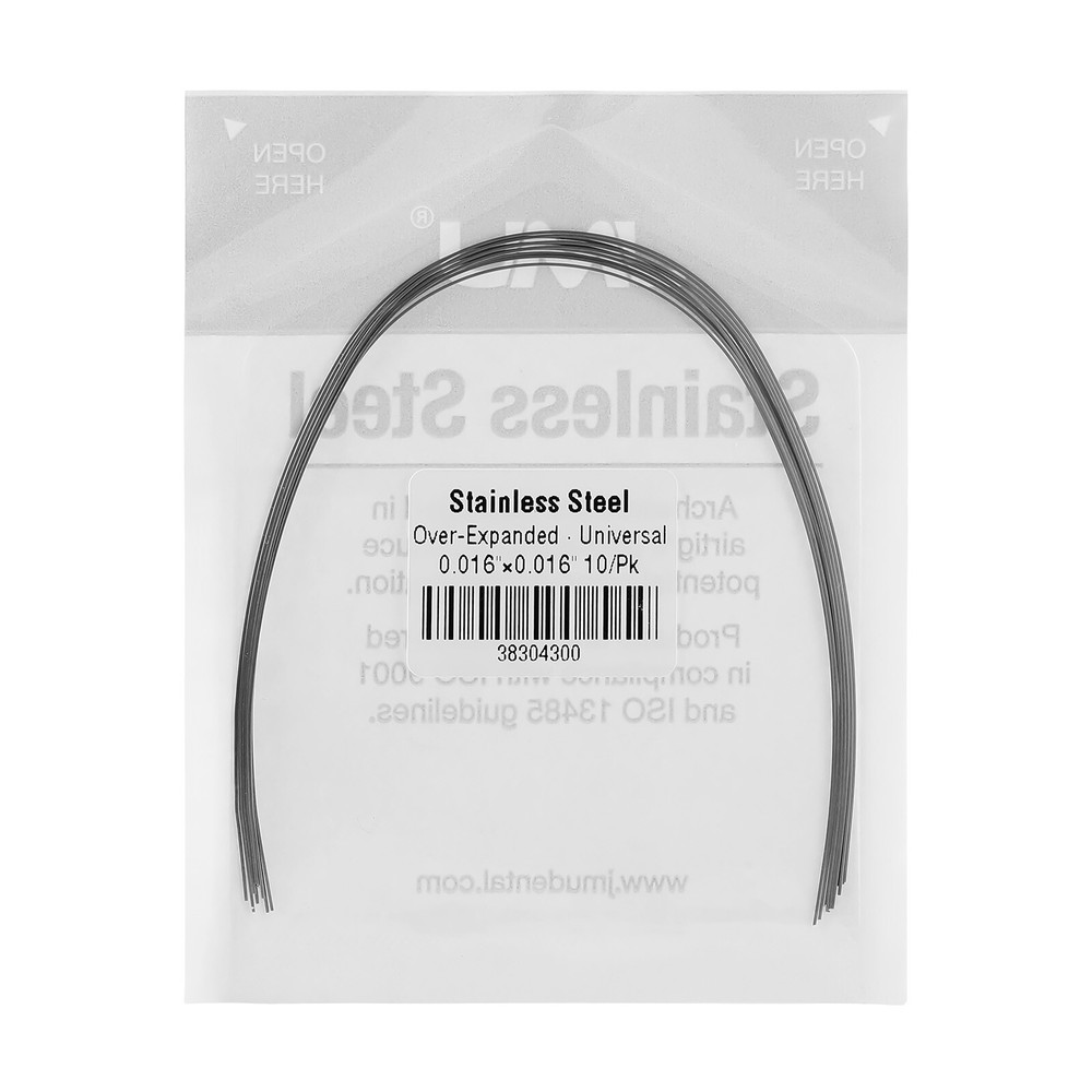 JMU Archwire Over-Expanded Stainless Steel Universal Round/Rectangular