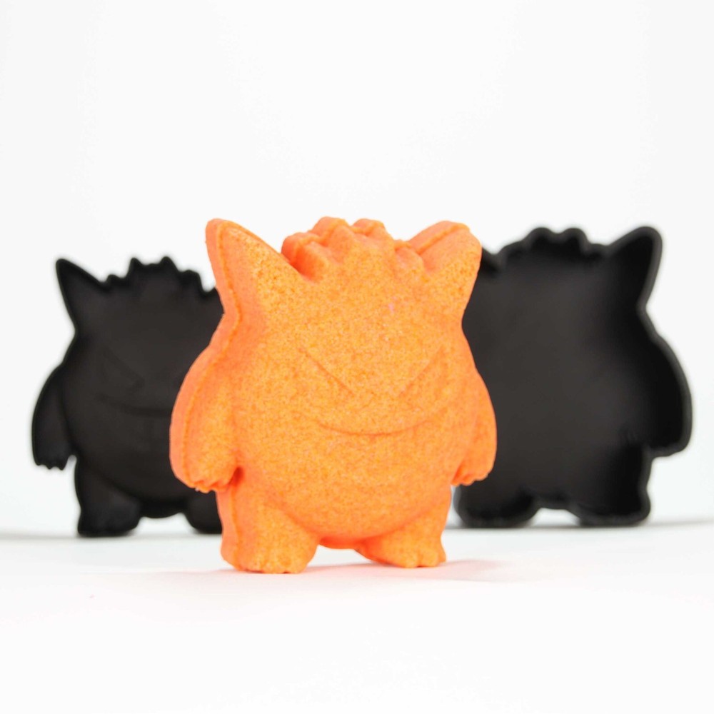 Gengar Bath Bomb Mold, DIY original BathBombs Set 3D Printed Kit