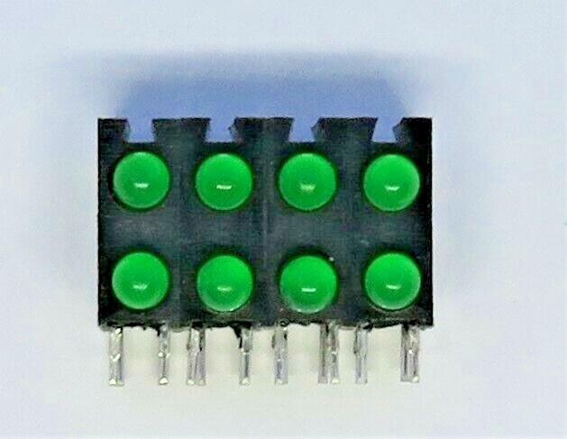 LEDTRONICS 24PCT170TG3  SINGLE COLOR LED, HIGH EFFICIENCY GREEN, DIFFUSED T-1, 3