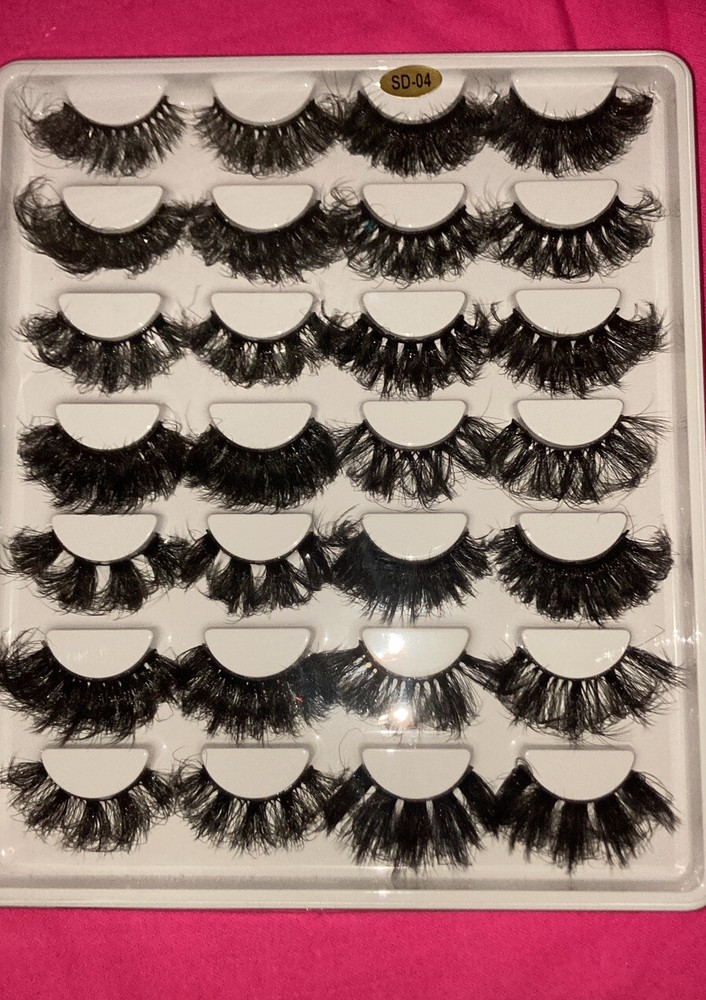 Fluffy Eyelashes,Natural Eyelashes, Dramatic Lashes 14-20 Lashes