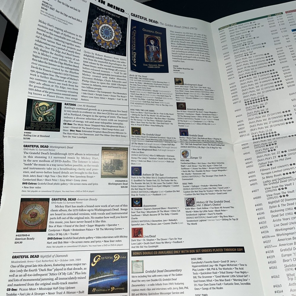 Grateful Dead Almanac Volume 9 Number 2 from Spring 2002