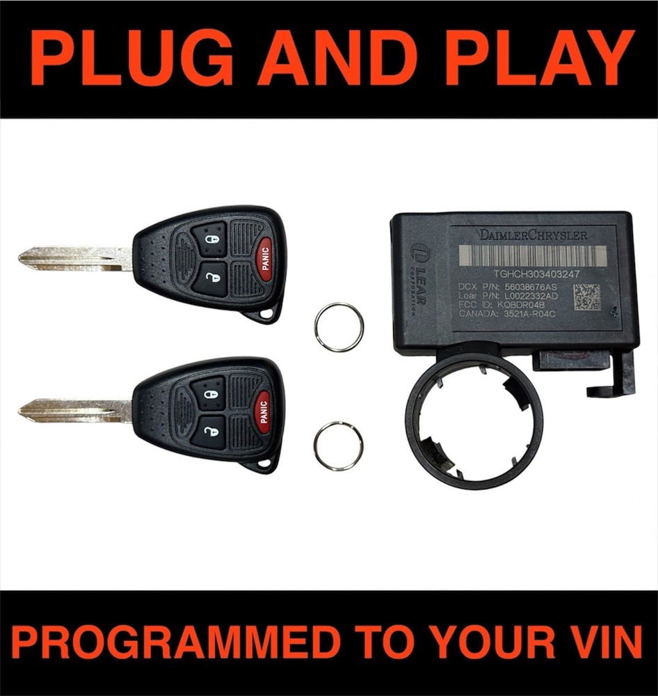 2004-2006 Dodge Durango Dakota Immobilizer 56038676AS VIN Programmed Plug & Play
