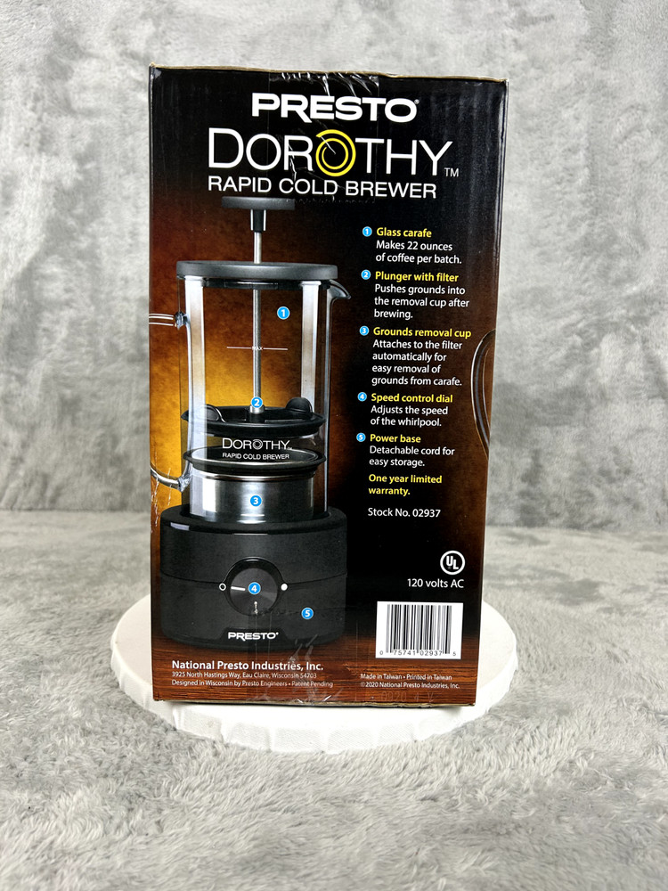 Presto Dorothy™ Rapid Cold Brew Coffee Maker - 02937