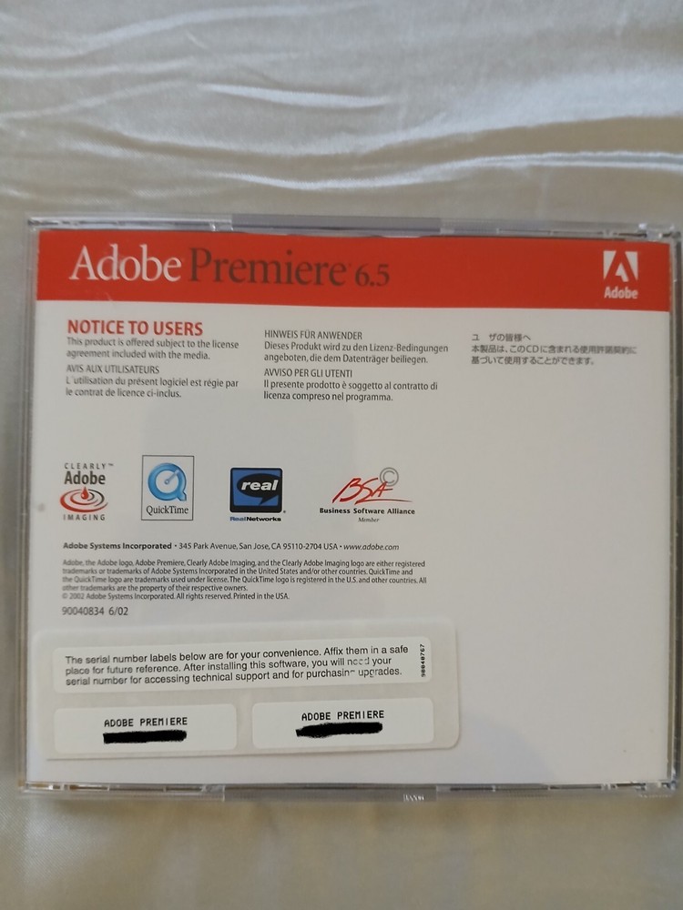 Adobe Premiere 6.5 For Windows