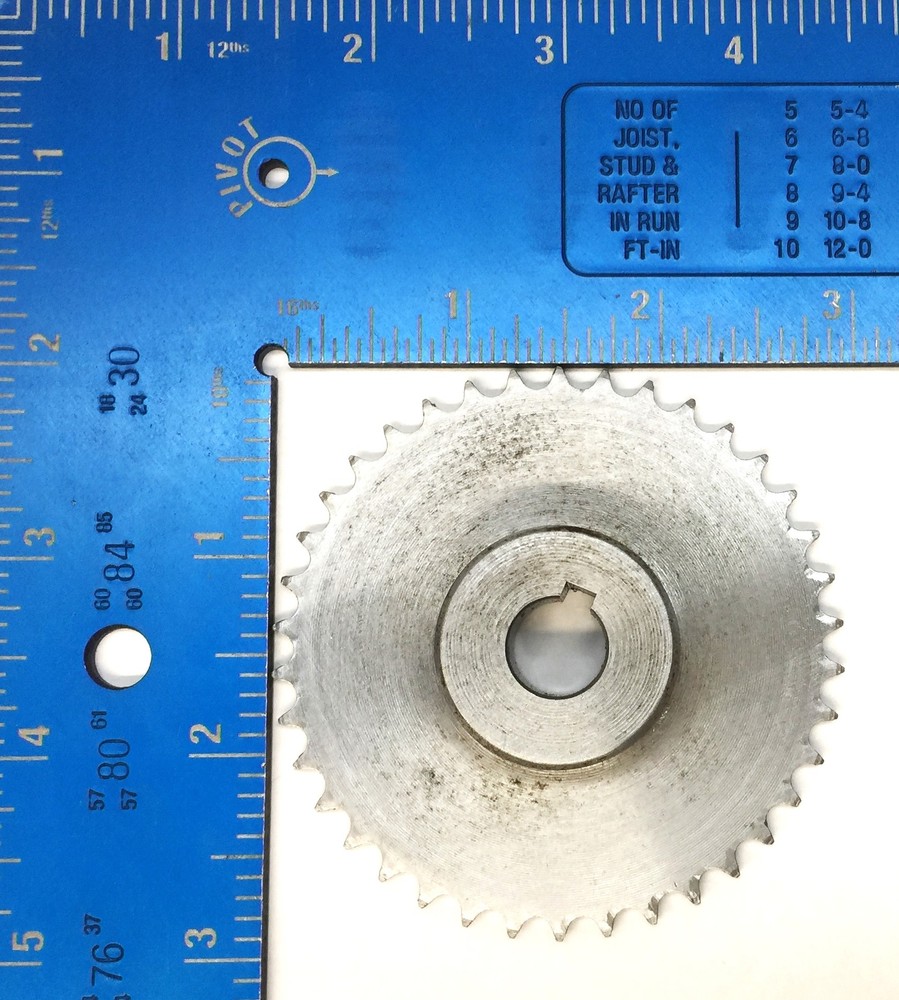 Ametric Single Roller Chain Sprocket 38P6 NOS