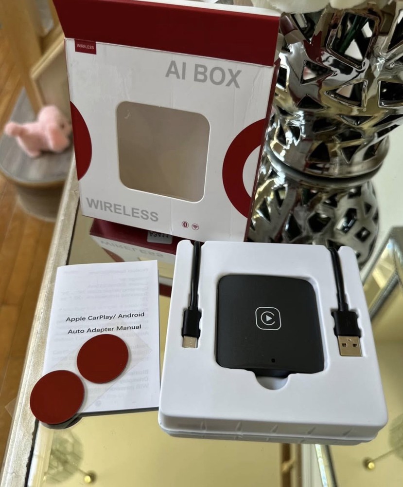 AI Box Wireless CarPlay Adapter for iPhone & Android Auto