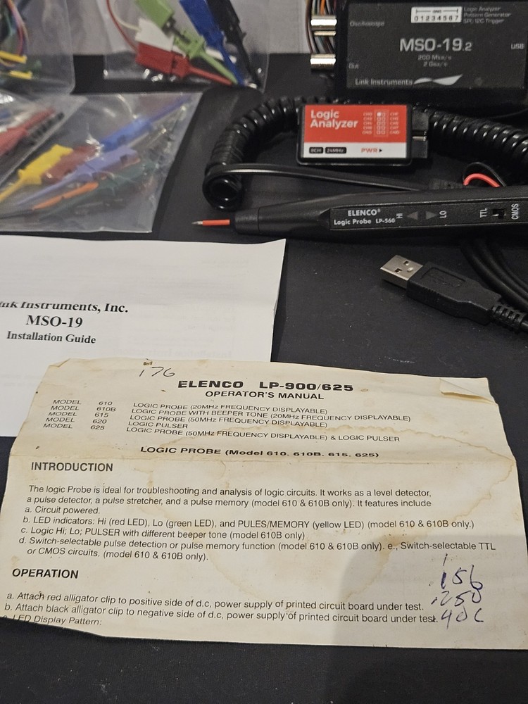 MSO-19 Oscilloscope, Logic Analyzer, Pattern Generator TESTED
