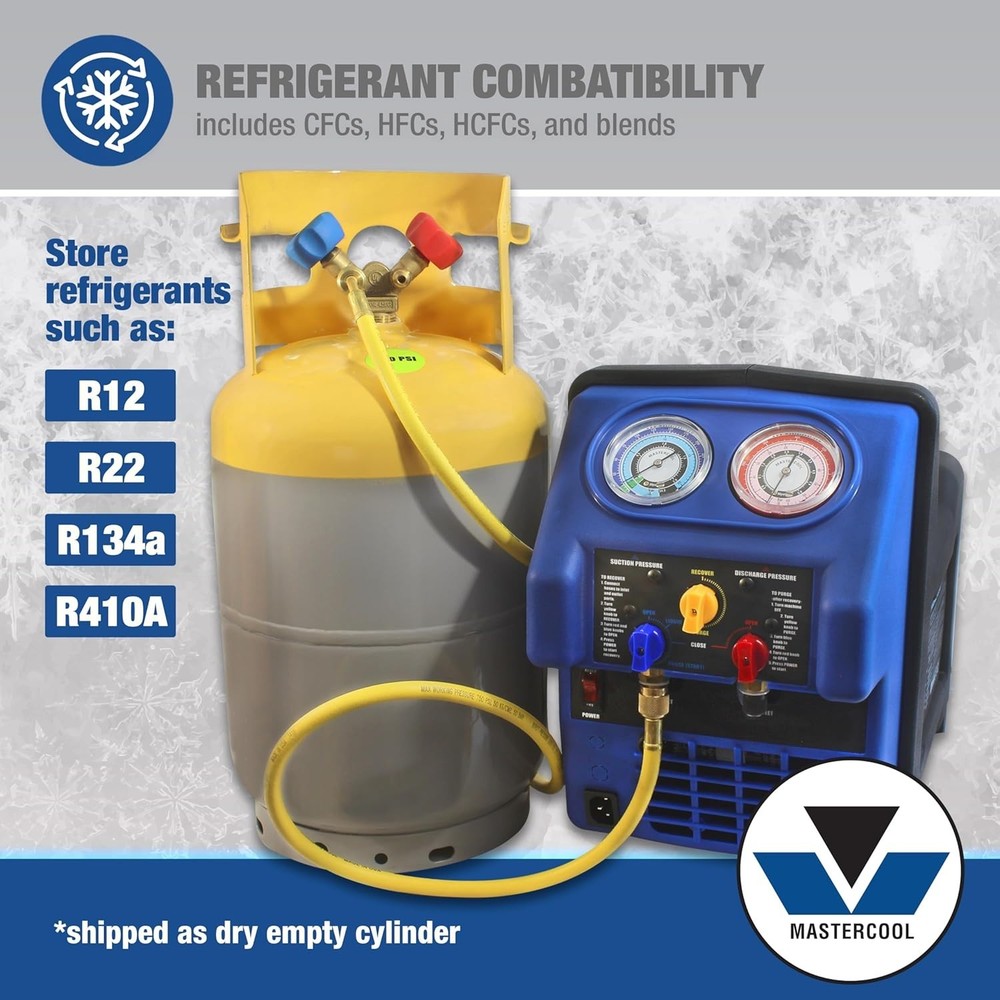30 lb DOT-Approved Refrigerant Recovery Cylinder