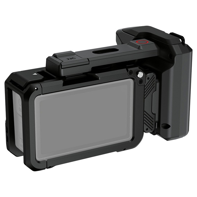 Camera Cage Handle Battery Storage Shutter Button for DJI Osmo Action 5 Pro 4 3