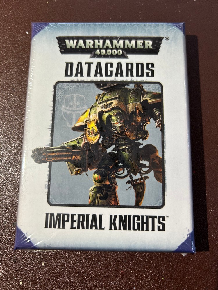 Games Workshop Warhammer 40k Imperial Knights Datacards