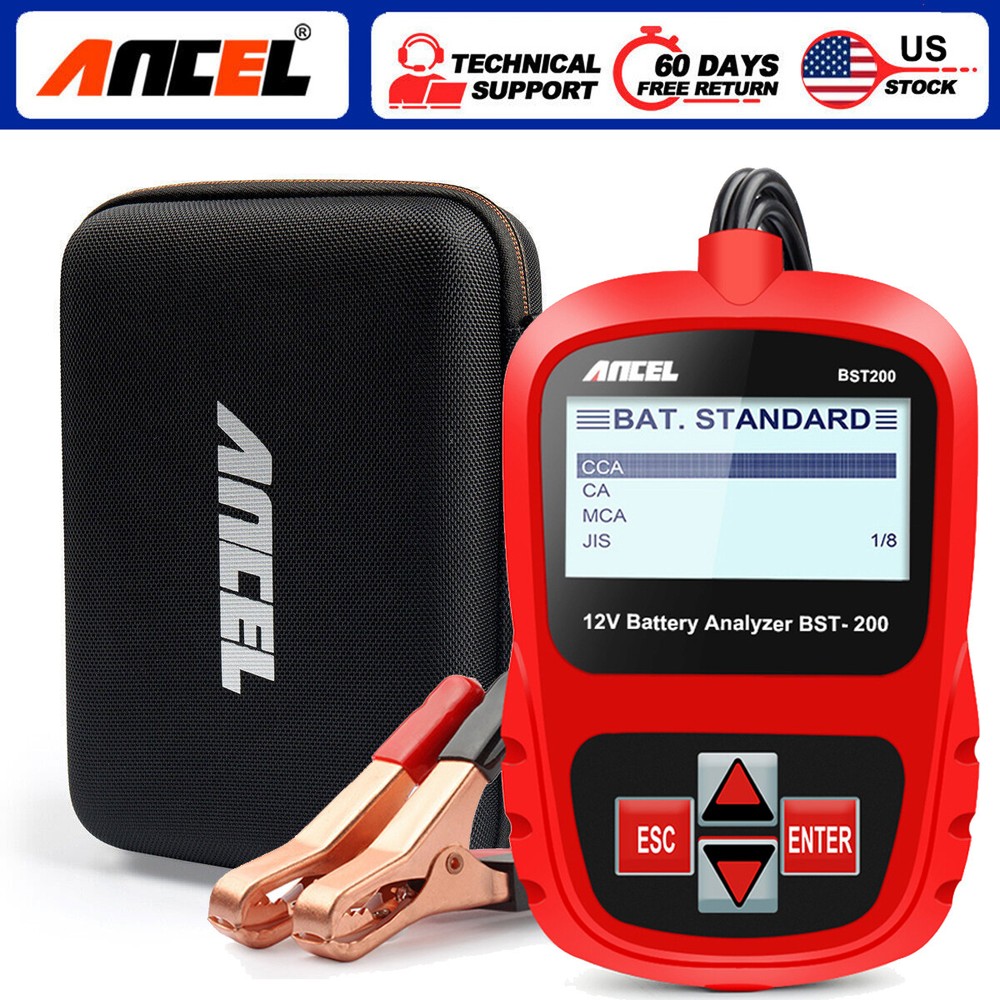 ANCEL BST200 Car Battery Load Tester Analyzer 100~2000CCA with Protective Bag