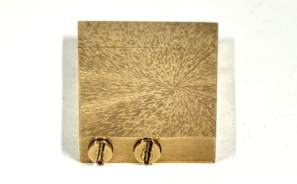 Vintage Solid 14k Solid Gold 31.2 Lighter Minimal Art Deco MCM As Is