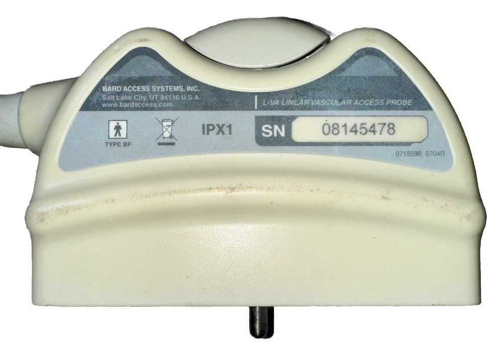 Bard Site~Rite 6 L-VA Linear Vascular Access Ultrasound Probe REF 9770001
