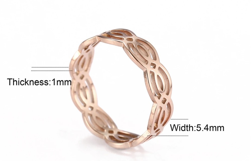 Stainless Steel Silver Celtic Knot Ring