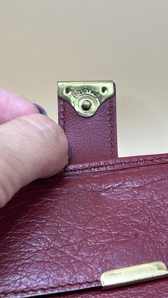 Vintage Rolex Red Leather Wallet