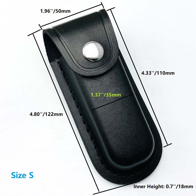 Multitool Sheath Leather Small Folding Knife Sheath Case Belt Loop Knife Pouch