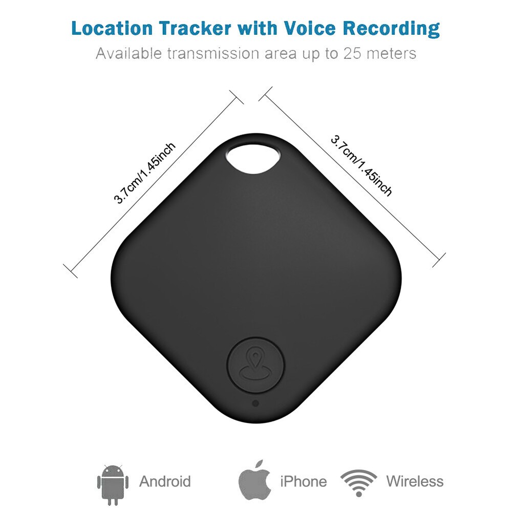 4PCS Tile GPS Tracker Wireless Bluetooth Anti-Lost Tracker Wallet Key Pet Finder