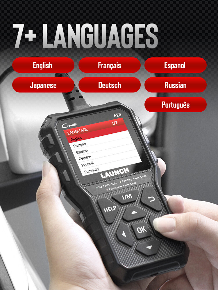 Check Engine Light Emission Test EOBD OBD2 Scanner Code Reader as Foxwell NT301