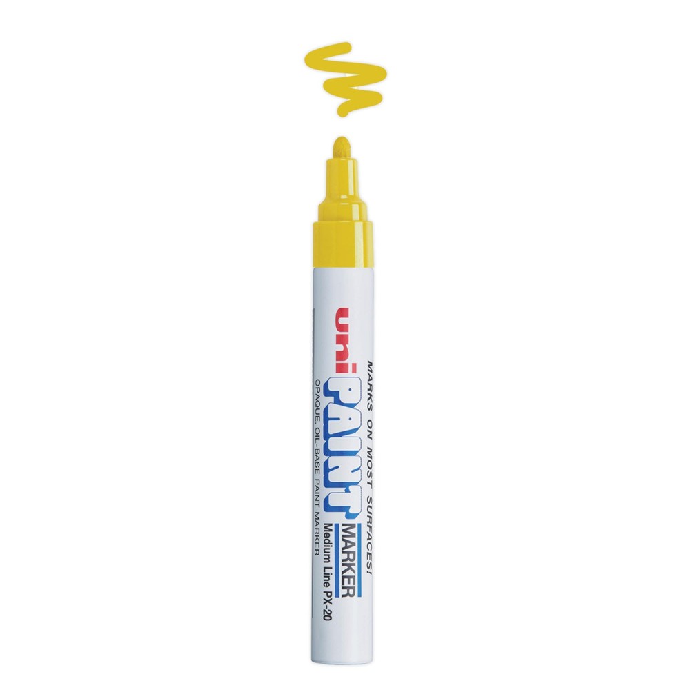 uni-Paint Marker, Medium Point, Yellow