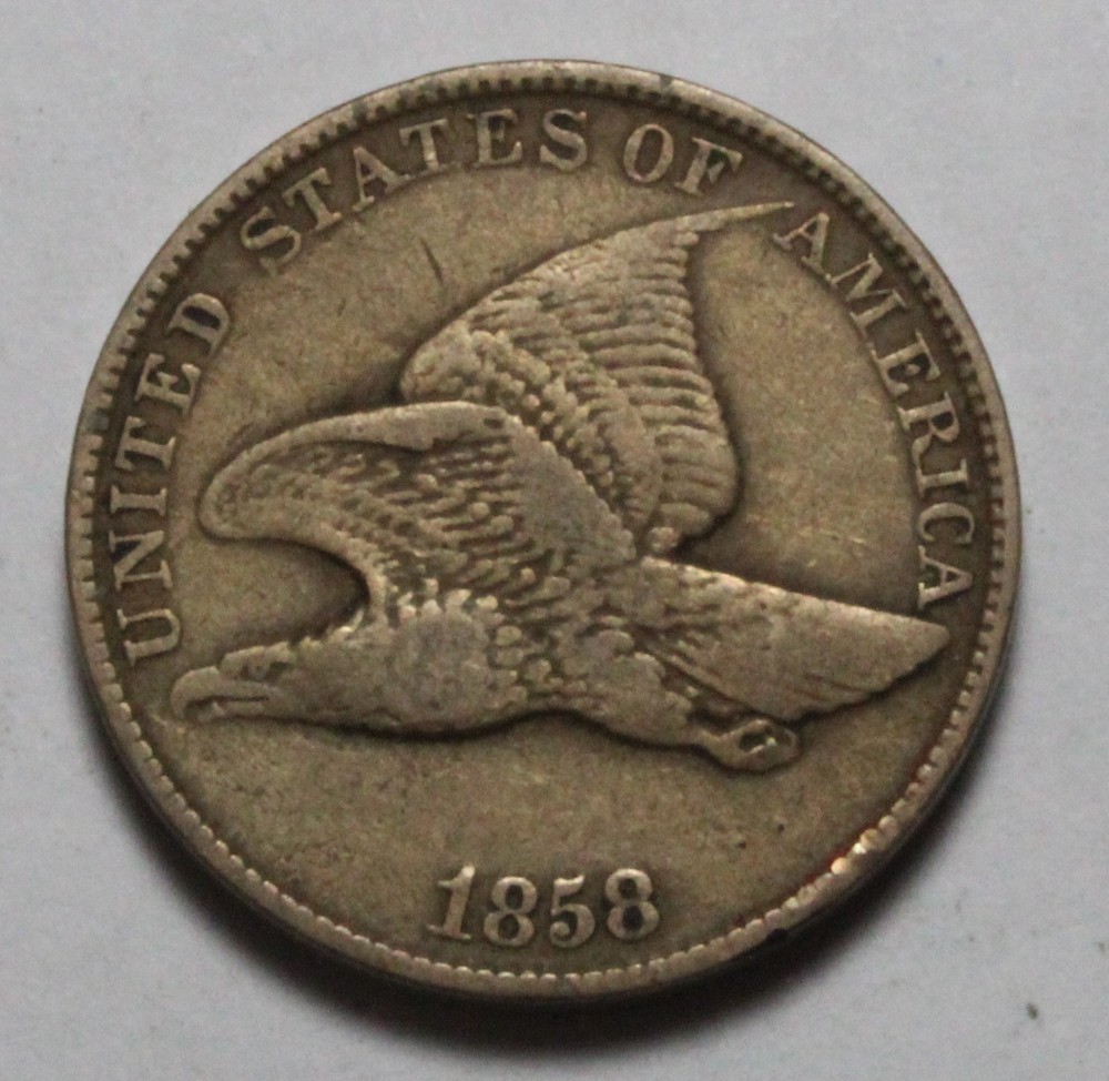 1858 Flying Eagle Cent FG233