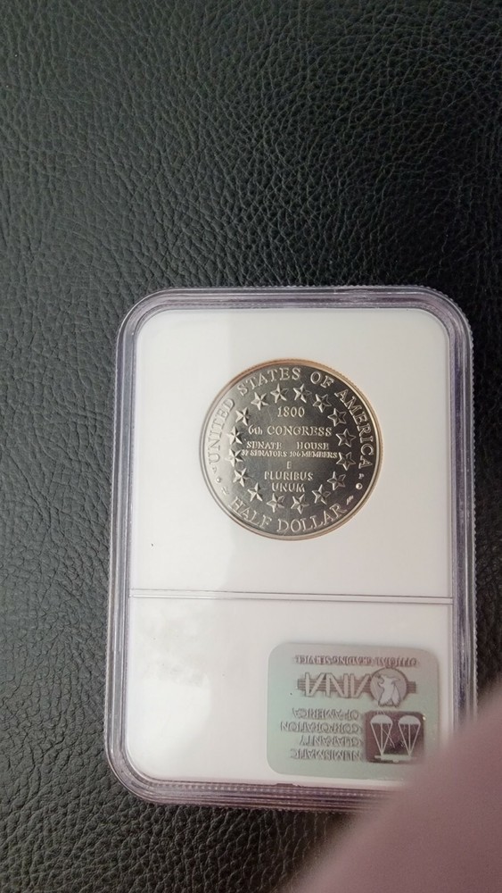 2001 P 50C COMMEMORATIVE CAPITOL COIN NGC MS69