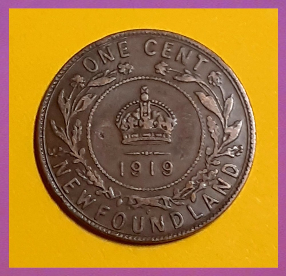 1919 New Foundland Cent ( Includes Video)