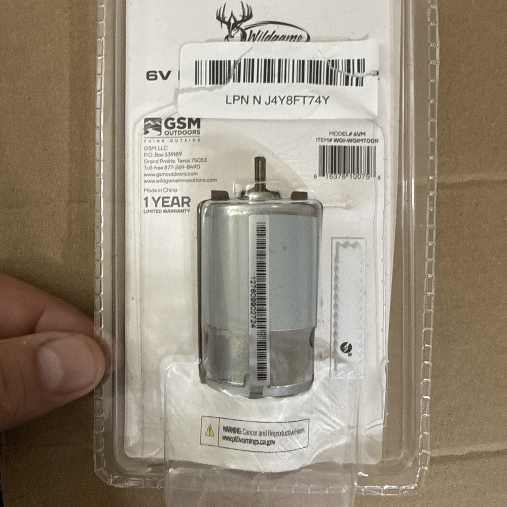 Wildgame Innovations 6-Volt Feeder Replacement Motor
