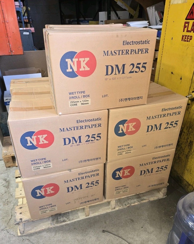 Electrostatic Plate Material, Itek 615e Platemaker Material & Toner Available