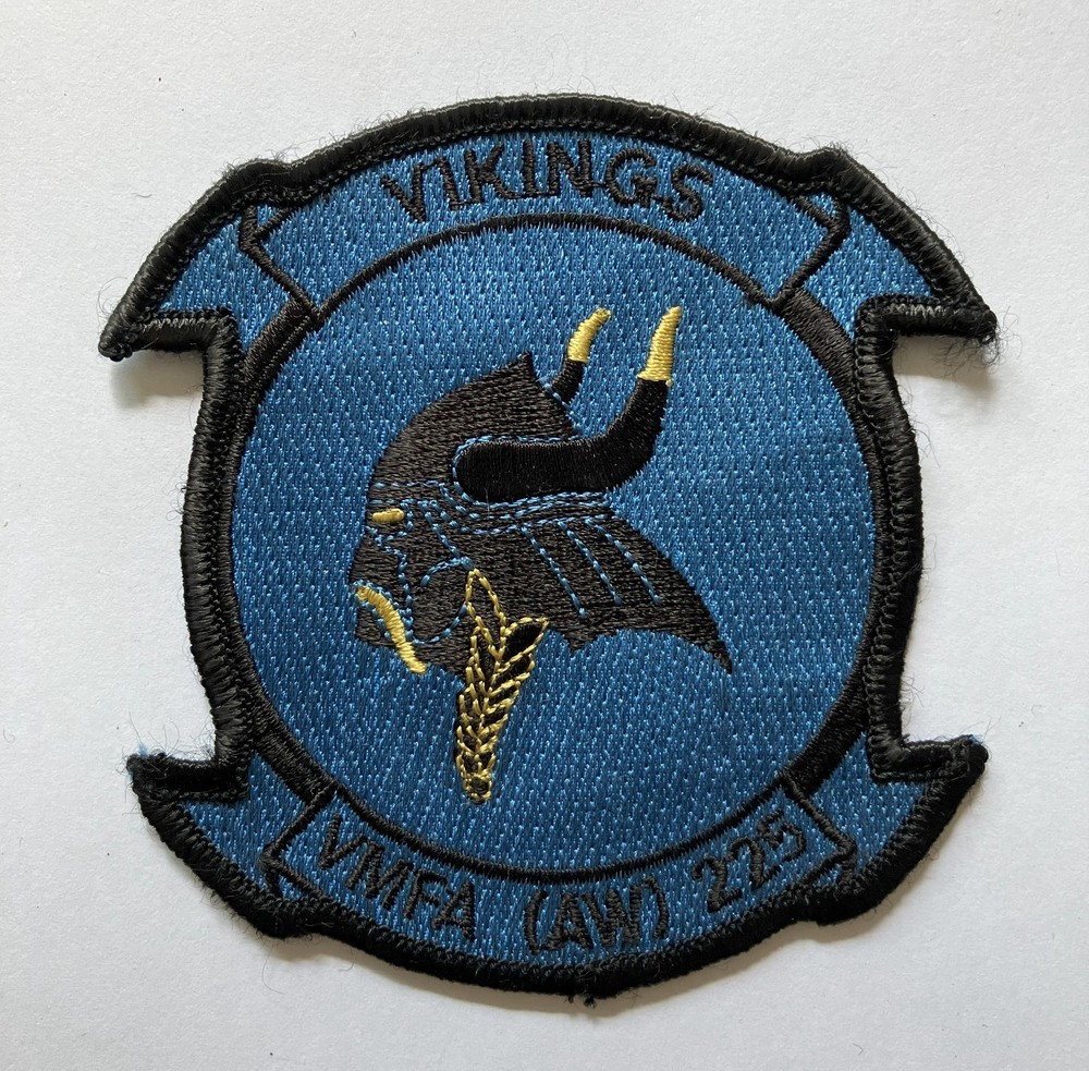 USMC Fighter Attack Squadron VMFA (AW) 225 Vikings flight suit patch