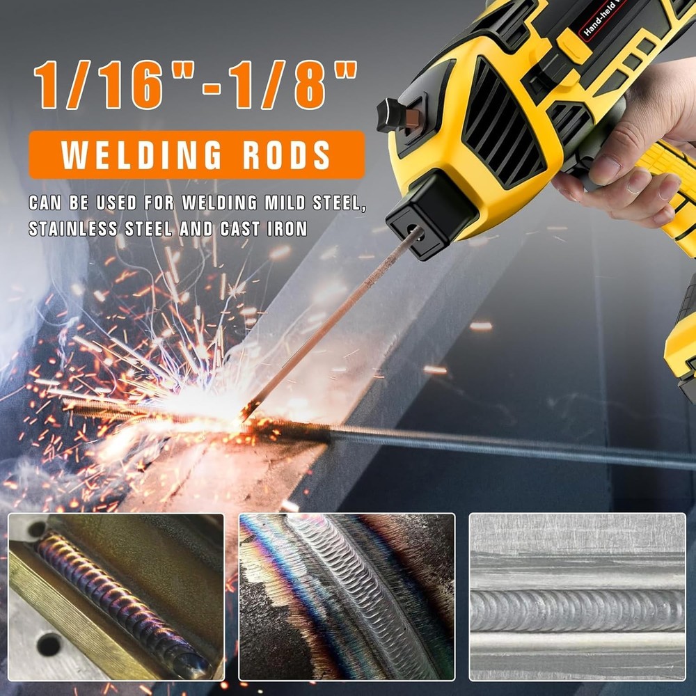 Portable 110V Handheld Welding Machine with IGBT Inverter & 5 Variable Settings